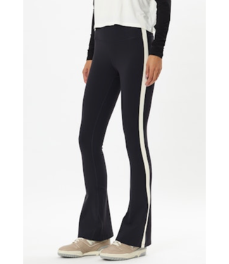 Splits59 Raquel High Waist Supplex Flare 30- Black/Creme