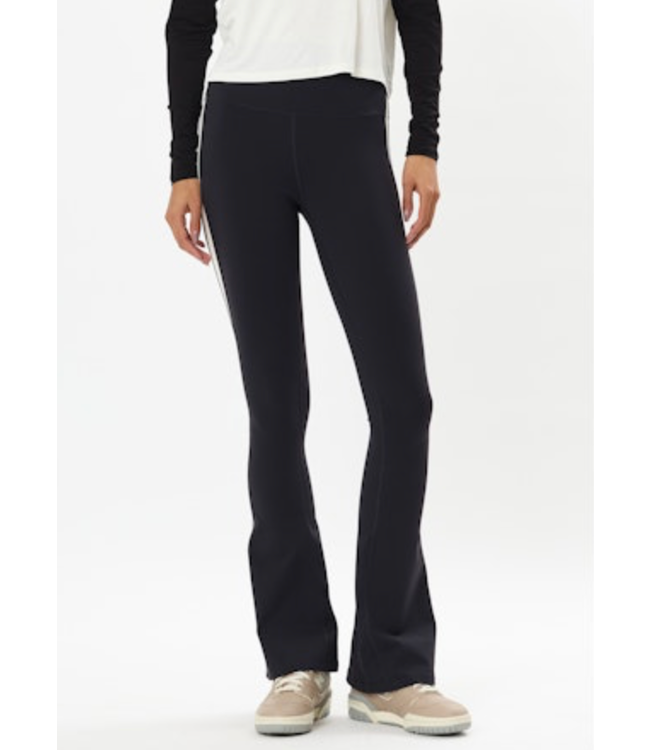 Raquel High Waist Supplex Flare 30- Black/Creme