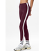 Clare High Waist Rigor 7/8- Dark Cherry/Creme