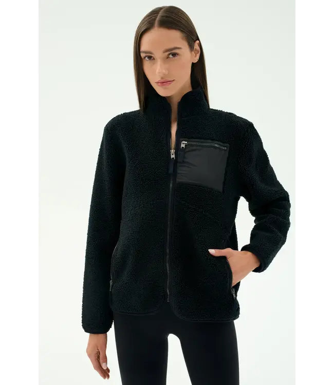 Harris Sherpa Jacket-  Black