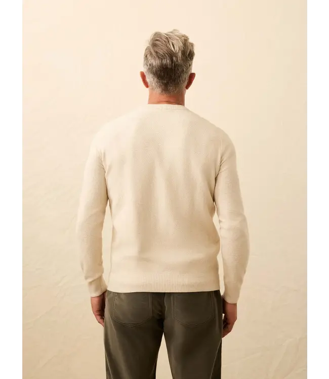 Jackson Crew Sweater- Ivory Sky Feeder