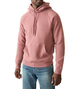 Faherty Brand High Standard Fleece Hoodie- Dusty Sienna