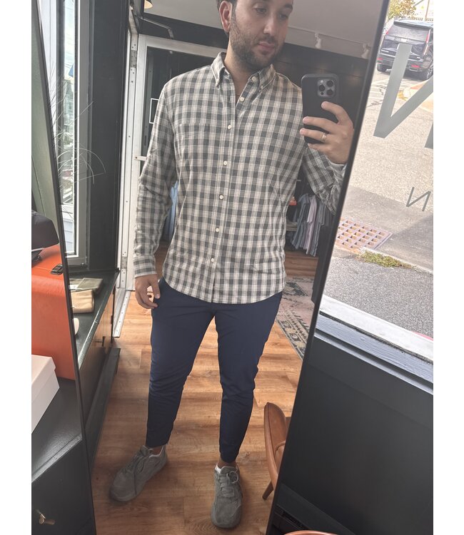 Coastline Knit Shirt- Valley Grounds Plaid