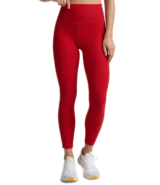 Beyond Yoga Spacedye Ready Midi Legging- Holly Red Heather