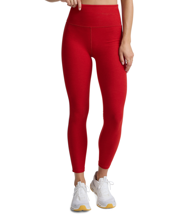 Spacedye Ready Midi Legging- Holly Red Heather