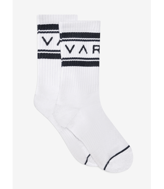 Varley Astley Active Sock- White/Blue Nights