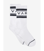 Astley Active Sock- White/Blue Nights