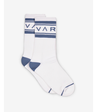 Varley Astley Active Sock- White/Ash Blue