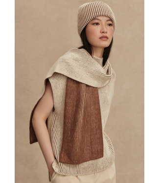 Varley Deville Plated Scarf- Cocoa Dust