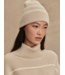 Ronan Stitch Stripe Beanie- Silver Birch