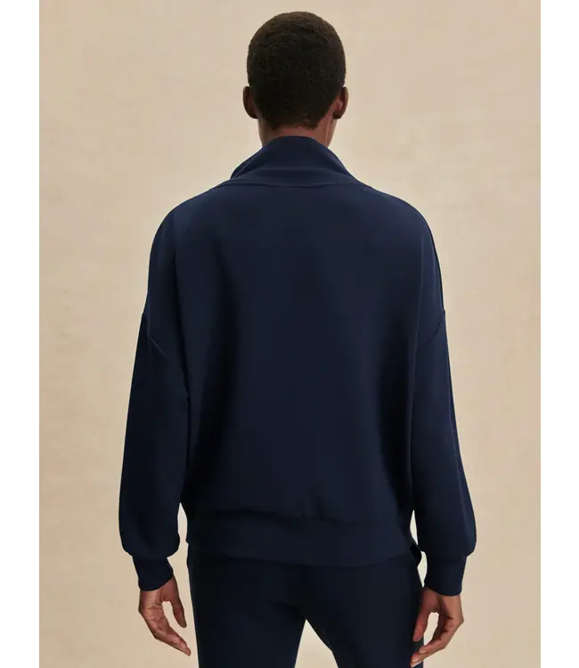 Hawley Half Zip Sweat- Navy