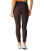 Spacedye Out Of Pocket High Waisted Midi Legging- Dark Chocolate Heather