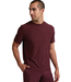 Always Beyond Crew Tee 2.0- Midnight Burgundy Heather