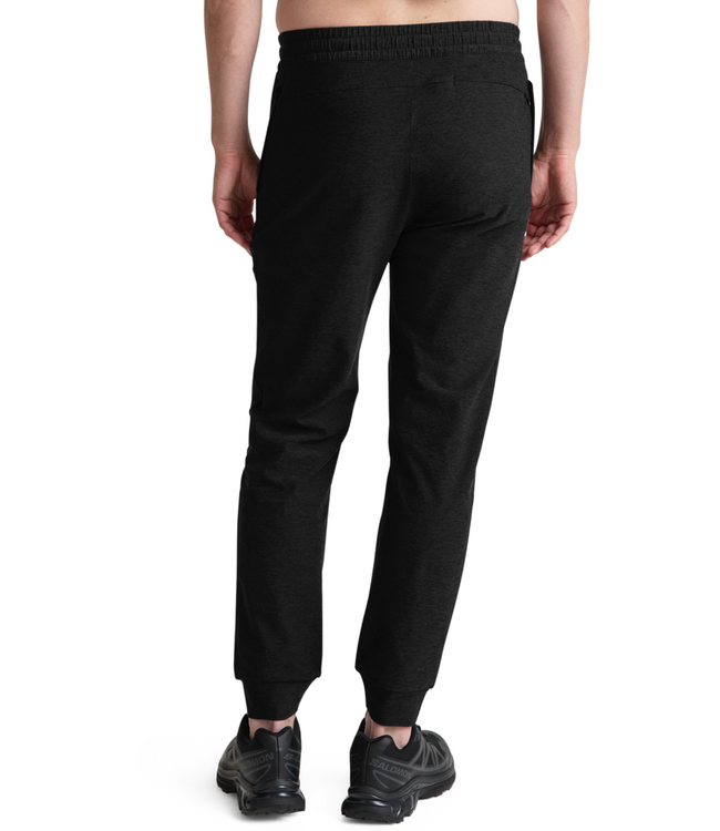 Spacedye Freefit Mens Zipper Pockets Jogger- Darkest Knight