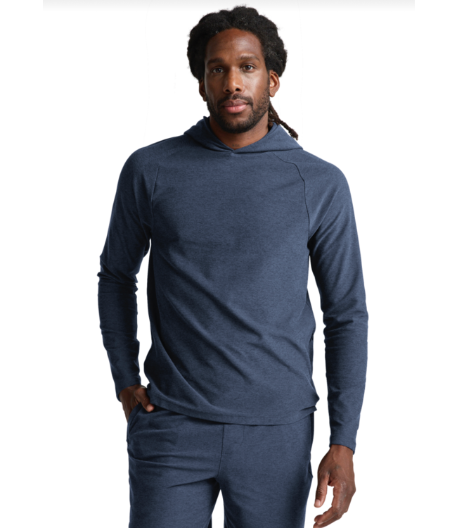 Spacedye Go-To Mens Hoodie- Ocean Indigo Heather