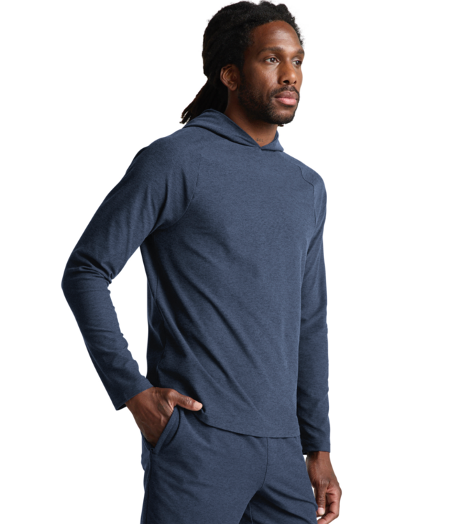 Spacedye Go-To Mens Hoodie- Ocean Indigo Heather