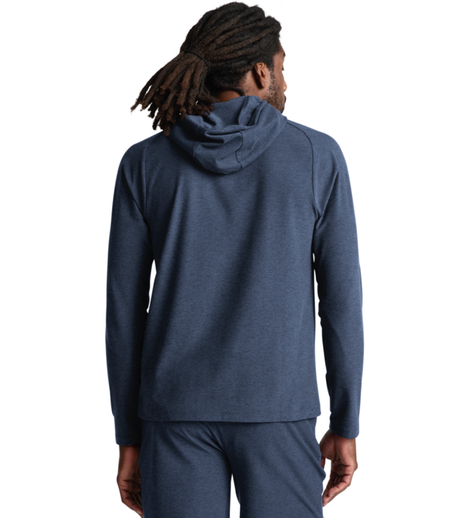 Spacedye Go-To Mens Hoodie- Ocean Indigo Heather
