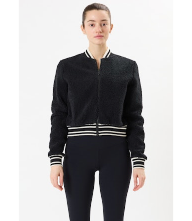 Willa Sherpa Jacket- Black