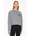 El Tigre Bex High-Low Crew- Heather Grey