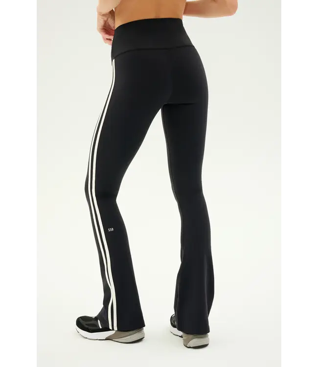 Raquel High Waist Supplex Flare 30-Black/White