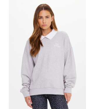 The Upside Pascal  Collared Crew- Grey