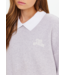 Pascal  Collared Crew- Grey