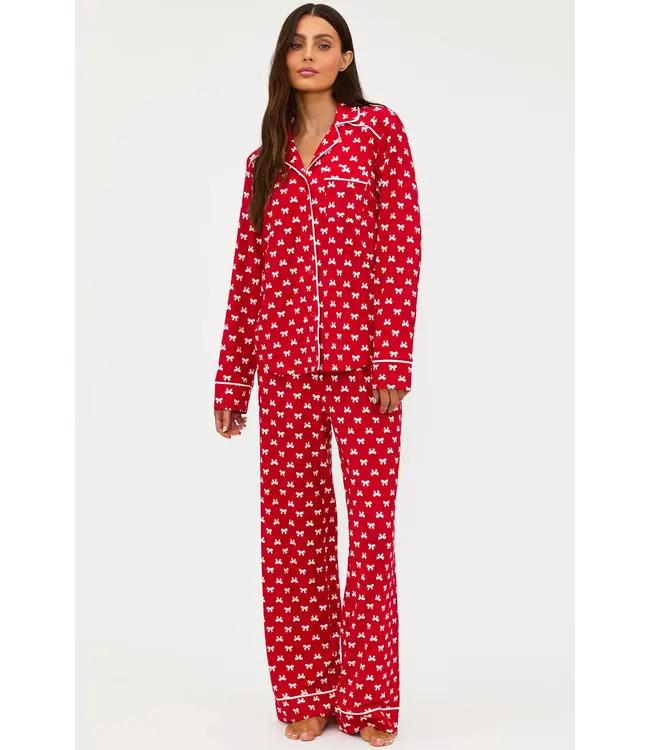 Livy Top/Connie Pant Set- Peppermint Bows