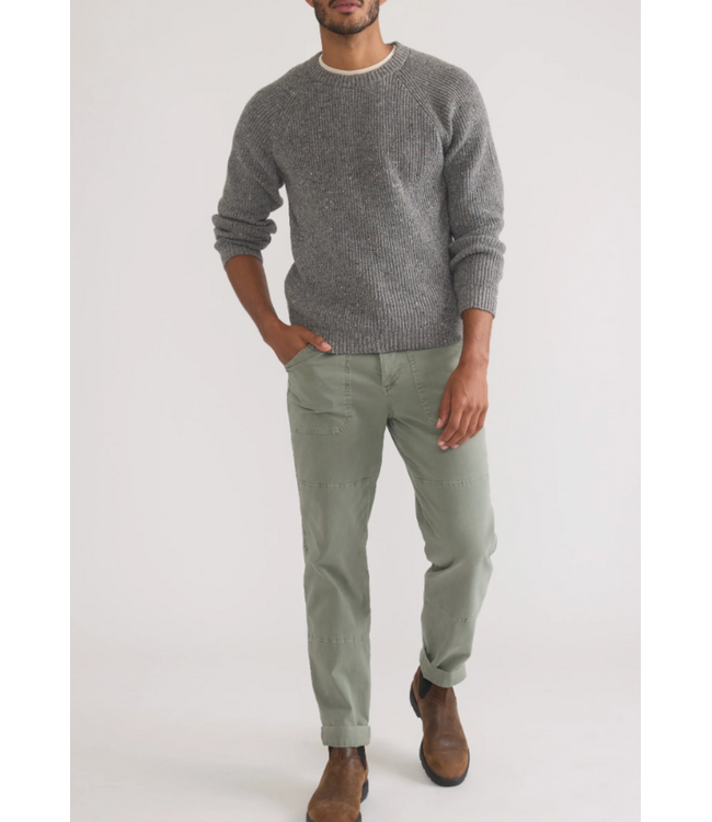 Inverness Crewneck Sweater- Mid Grey