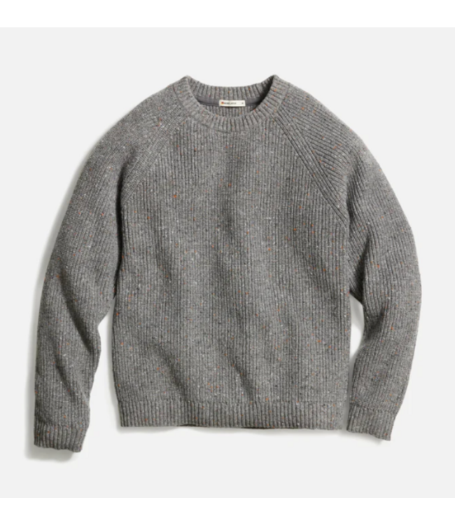 Inverness Crewneck Sweater- Mid Grey
