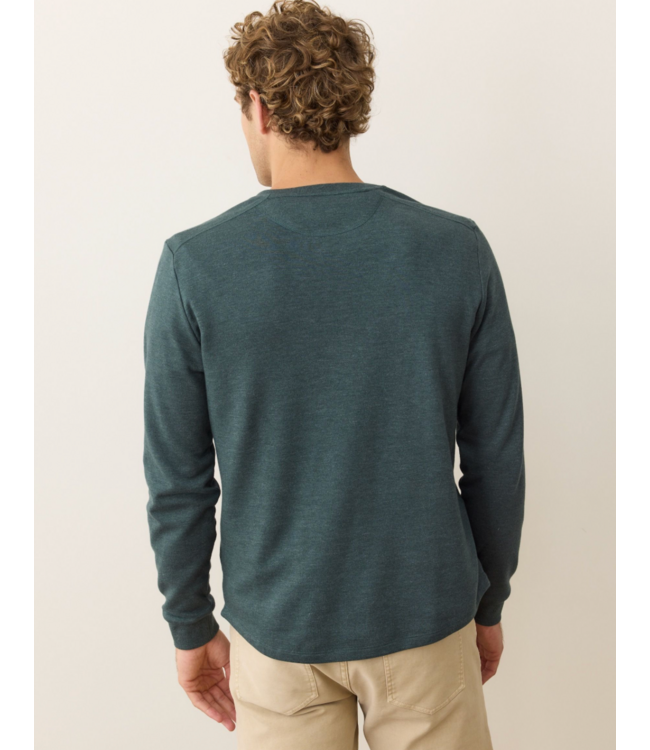 Pacifica Stretch Henley- Green Gables