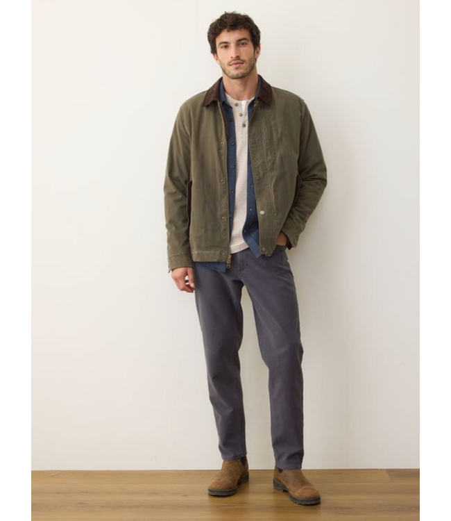 Weston Wax Canvas Barn Jacket- Olive