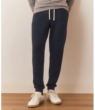 Marine Layer Corbet Quilted Jogger- Deep Ocean