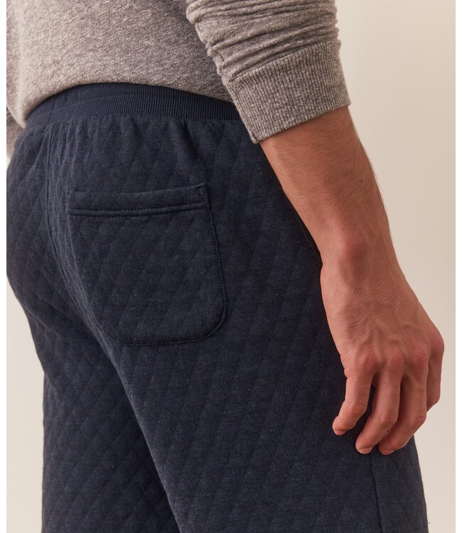 Corbet Quilted Jogger- Deep Ocean