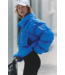 In A Bubble Puffer Jacket- Rivera Blue