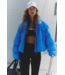 In A Bubble Puffer Jacket- Rivera Blue