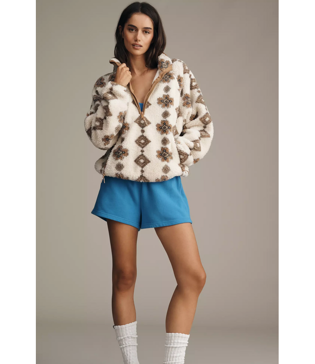 Harlow Half-Zip Fleece- Abstract