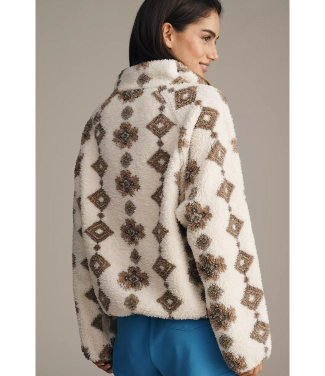 Harlow Half-Zip Fleece- Abstract