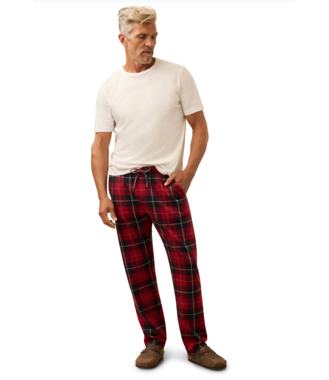 Legend Pajama Pant- Crimson River Plaid