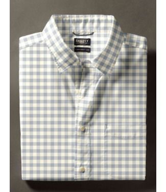 Faherty Brand Soft Twill Movement Shirt- Wind Grey Gingham