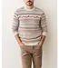 California Fair Isle Crew Sweater- Oatmeal Multi