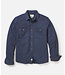 Pacifica Stretch Twill Overshirt- Navy Herringbone