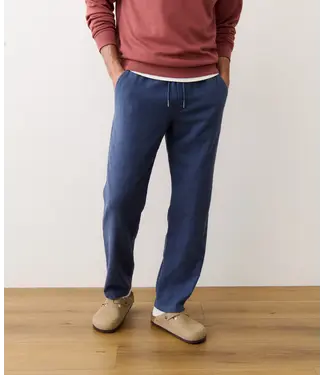 Marine Layer Chalet Lounge Pant- Navy Mini Stripe