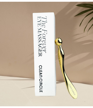 Clean Circle Gold 2-in-1 Eye Massager - Relaxing Wellness & Beauty Tool