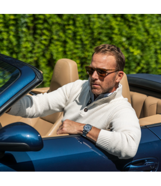 Collars & Co. Kennebunkport Cotton Sweater- Cream