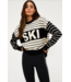 Callie Sweater- Summit Stripe