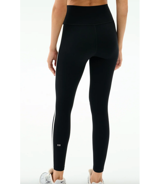 Amber Airweight High Waist 7/8- Black/White