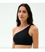 Josie Airweight One Shoulder Bra- Black/White