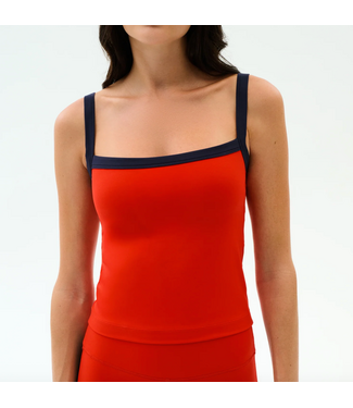 Splits59 Monah Rigor Tank- Lotus Red/Indigo