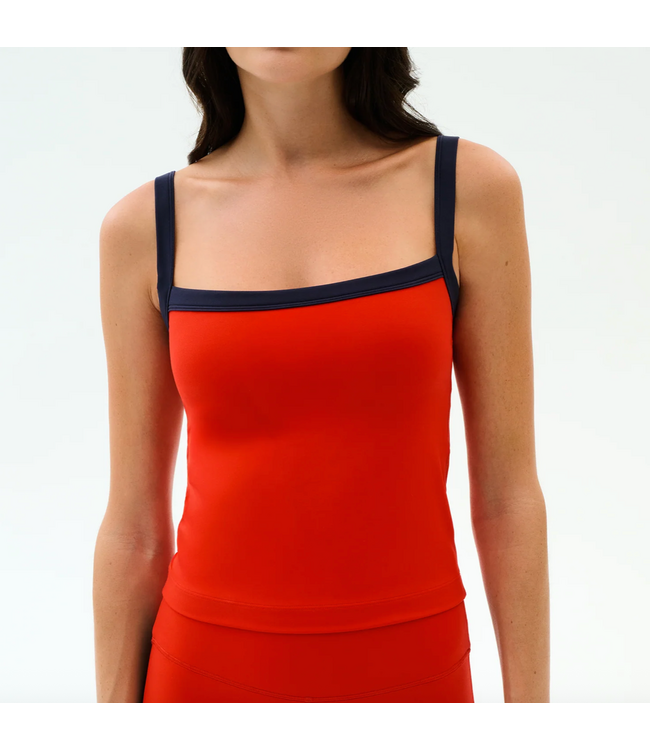 Monah Rigor Tank- Lotus Red/Indigo
