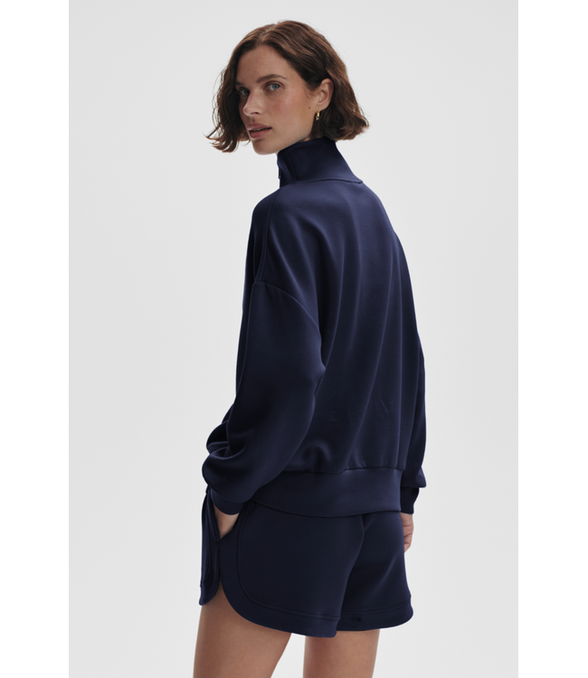 Hawley Half Zip Sweat- Navy